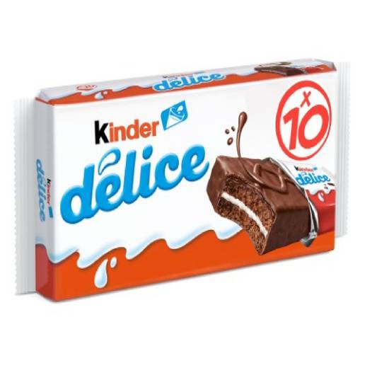 Kinder - Gâteau dél ice cacaofourré au lait  (10ct)