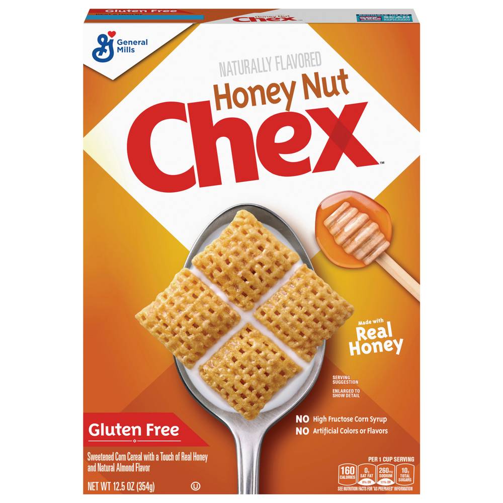 Honey Nut Chex Naturally Flavored Gluten Free Breakfast Cereal