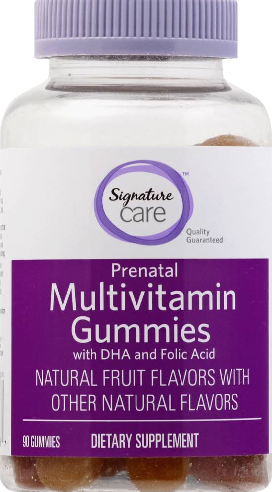 Signature Care Prenatal Multivitamin Gummies With Dha & Folic Acid