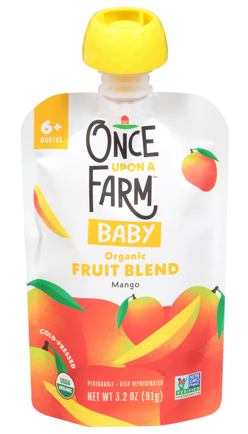 Once Upon a Farm Magic Velvet Mango Organic Baby Food (3.2 oz)