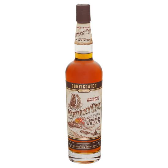 Kentucky Owl Bourbon Confiscated Straight Whiskey 1916 (750 ml)