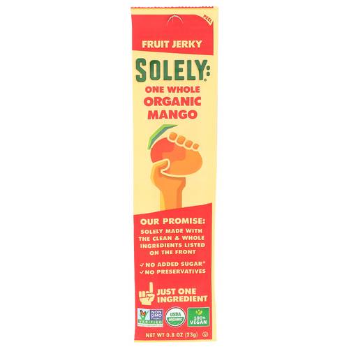 Solely Organic Mango Fruit Jerky