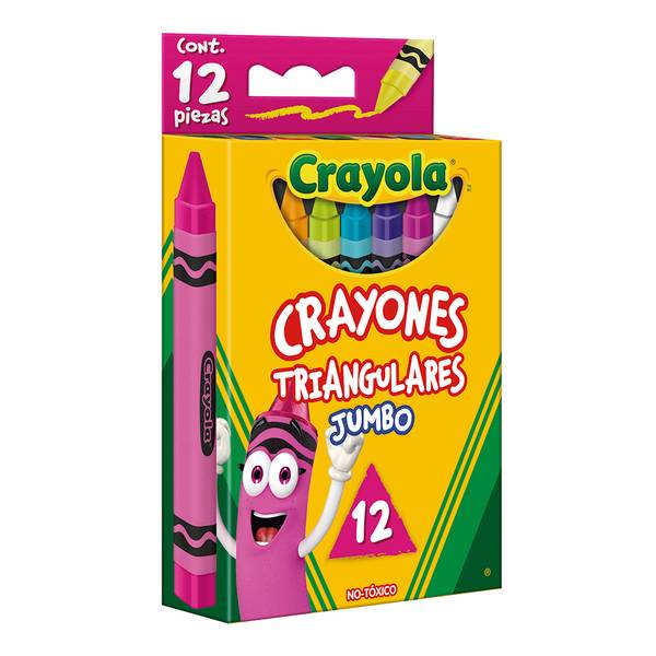 Crayola crayones triangulares (caja 12 piezas)