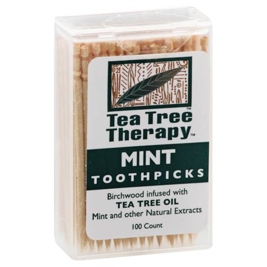 Tea Tree Therapy Mint Toothpicks (100 ct)