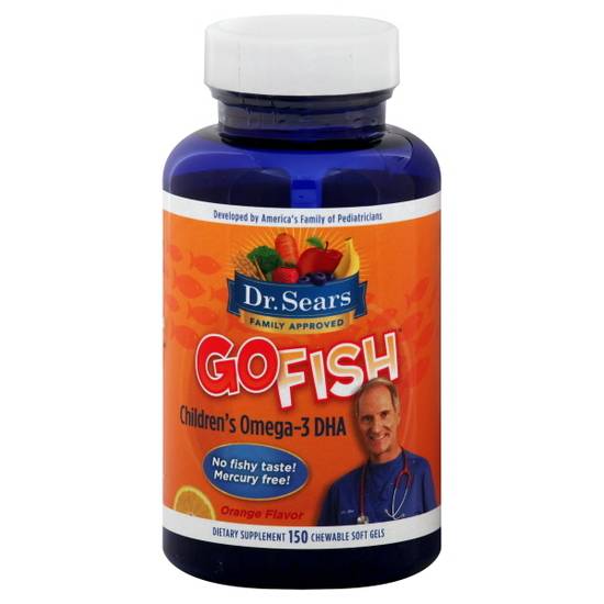 Dr. Sears Go Fish Children s Omega 3 Dha orange Delivery Near