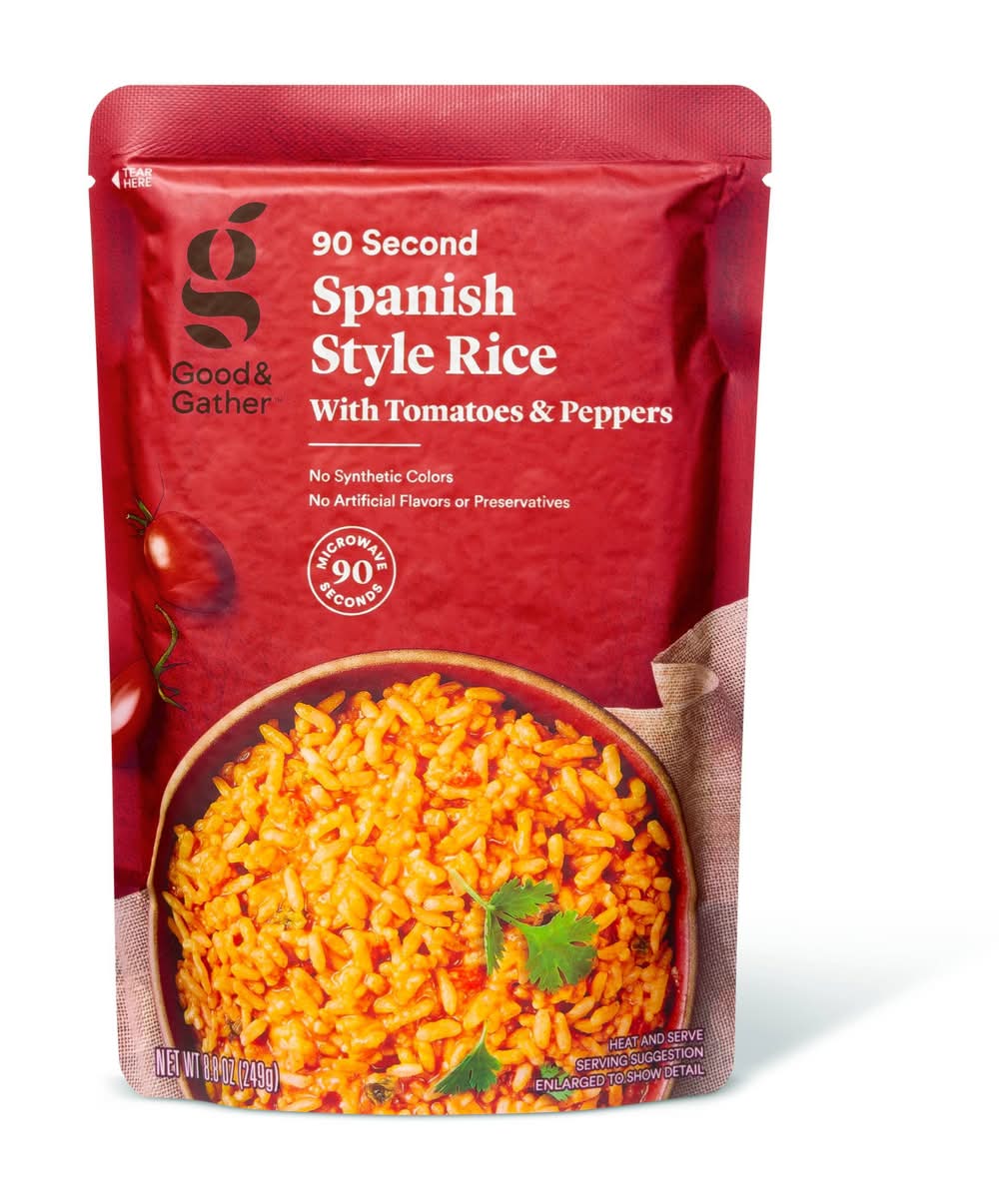Good & Gather 90 Second Spanish Style Rice, Tomatoes-Peppers (8.8 oz)