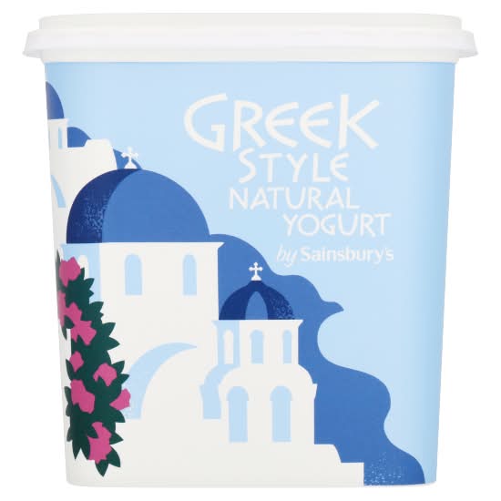 Sainsbury's Greek Style Natural Yogurt (1kg)