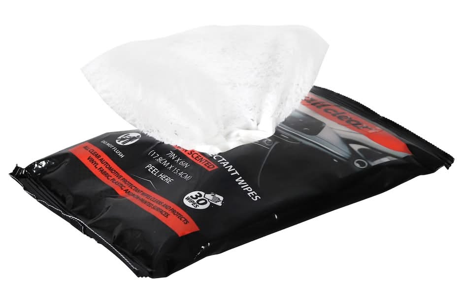 All Clear Automotive Protectant Wipes, 30-ct. Pack