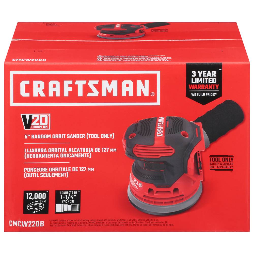 Craftsman 5 Inch Random Orbit Sander