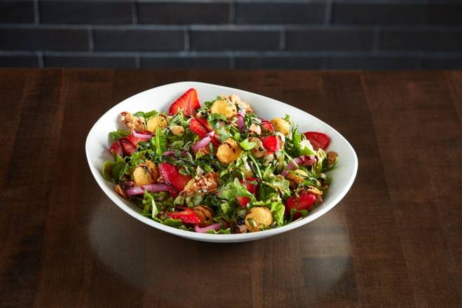 Strawberry & Crispy Boursin Salad