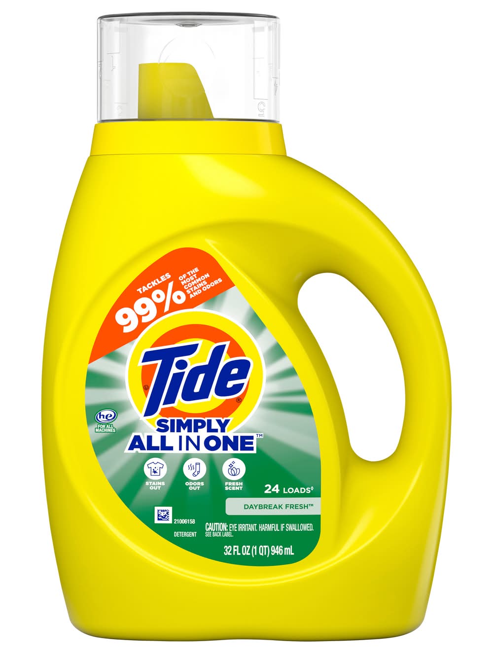 Tide Simply All in One Liquid Detergent (32 fl oz)