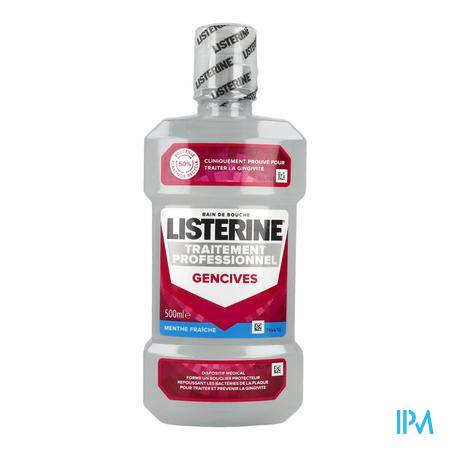 Listerine Protection Dents Gencives Bain De Bouche 500ml Bucco-dentaire - Hygiène