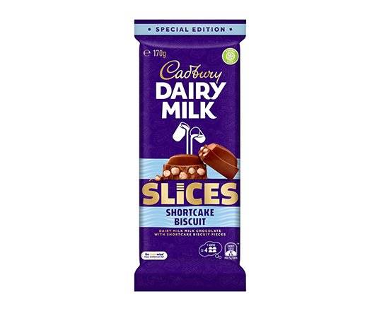 Cadbury Shortcake Biscuit Slice Large Block 170g