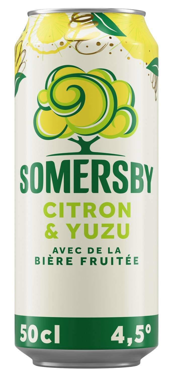 Somersby - Bière aromatisée citron et yuzu (500ml)