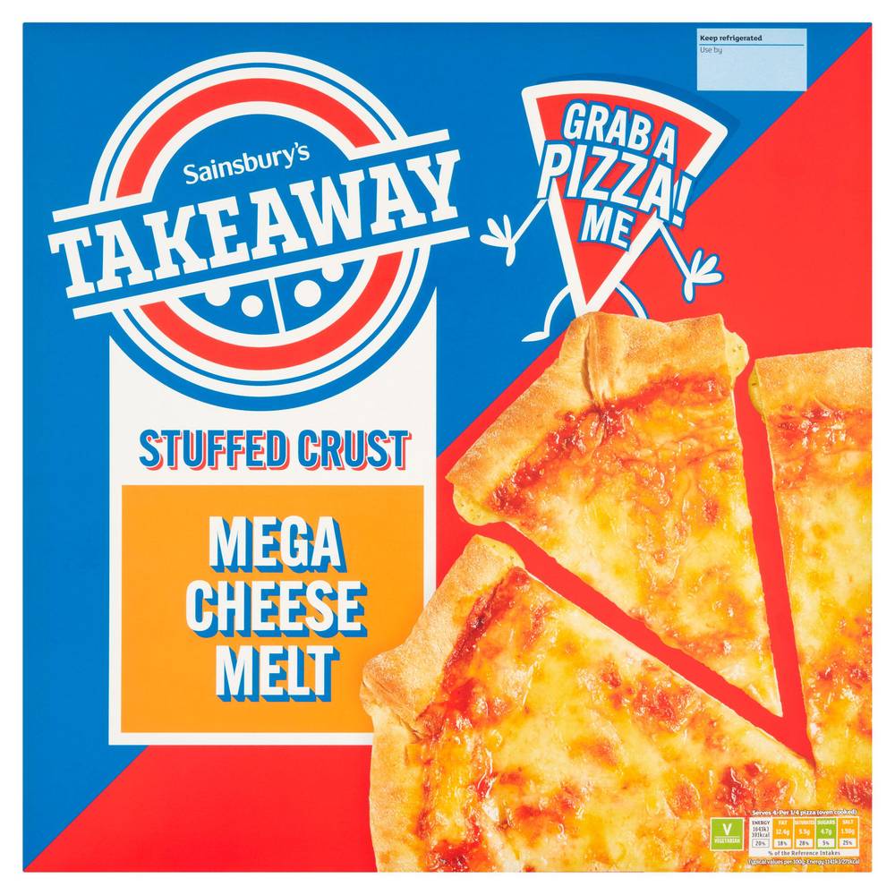 Sainsbury's Stuffed Crust Cheese Feast Pizza 600g