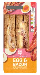 Co-op Egg & Bacon Sandwich