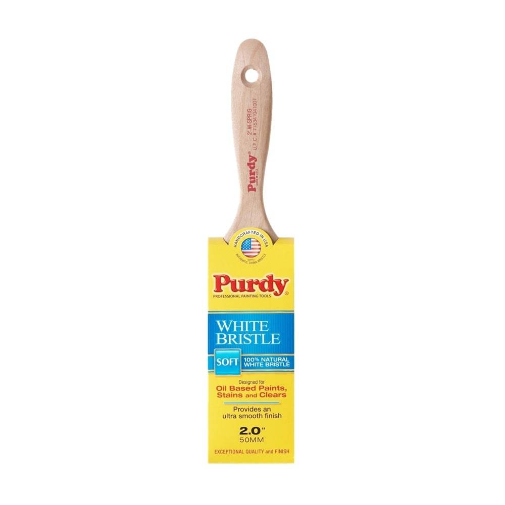 Purdy White Bristle Sprig 2-in Reusable Natural Bristle Flat Paint Brush (Trim Brush) | 14L381420