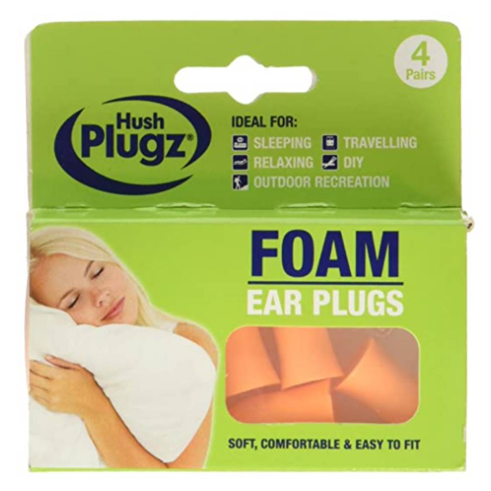 Hush Plugz Ear Plugs 4pck