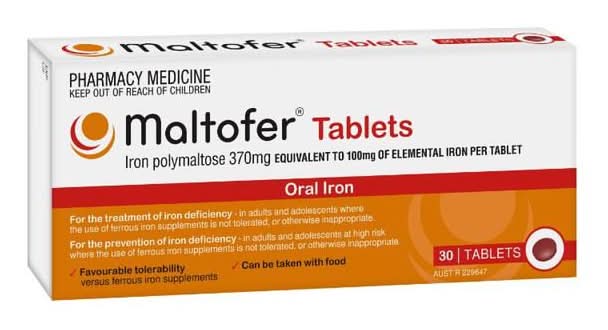 Maltofer Oral Iron Tablets 30s