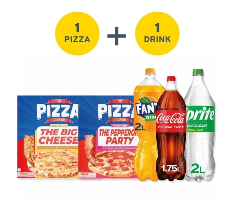 £7: Soft Drink & Pizza Co Bundle