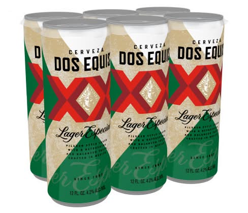 Dos Equis Mexican Lager Especial Beer (6 x 12 fl oz)
