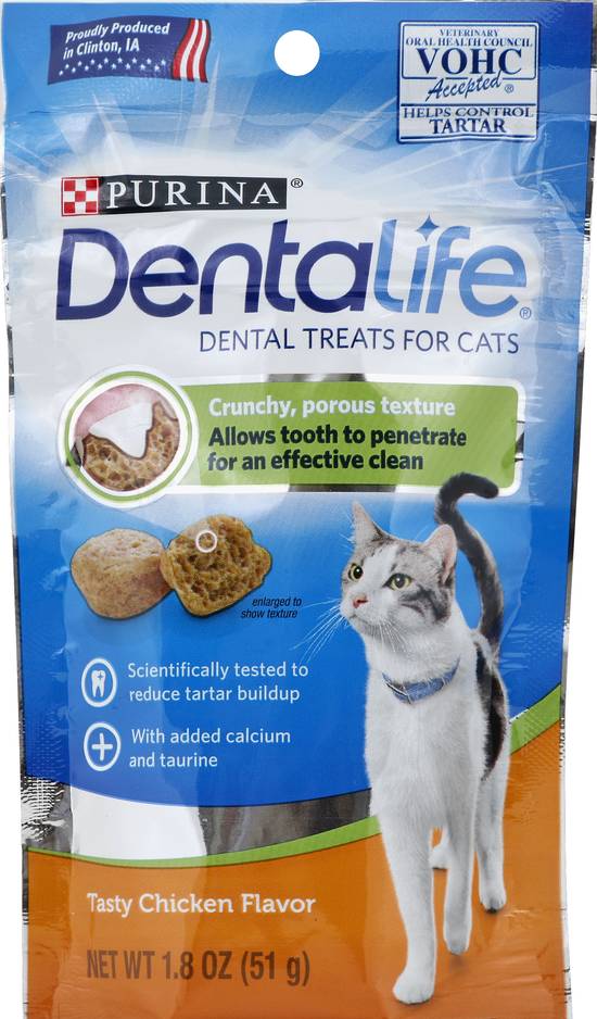 Dentalife Chicken Treats For Cats (1.8 oz)