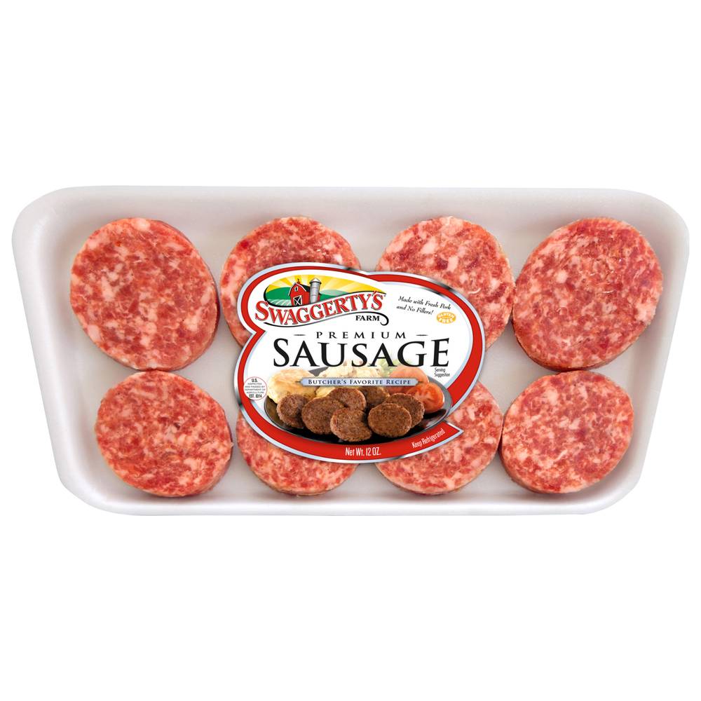 Swaggerty's Premium Butcher's Favorite Recipe Sausage Patties (12 oz)