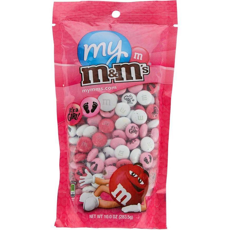 M&M's Baby Shower Milk Chocolate (female/pink)