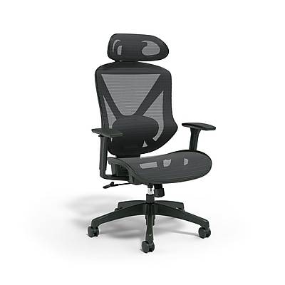 Union & Scale Flexfit Dexley Ergonomic Mesh Swivel Task Chair (black )