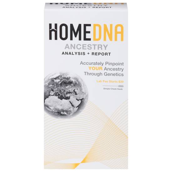 Homedna Ancestry Analysis + Report Collection Kit (1 ct)