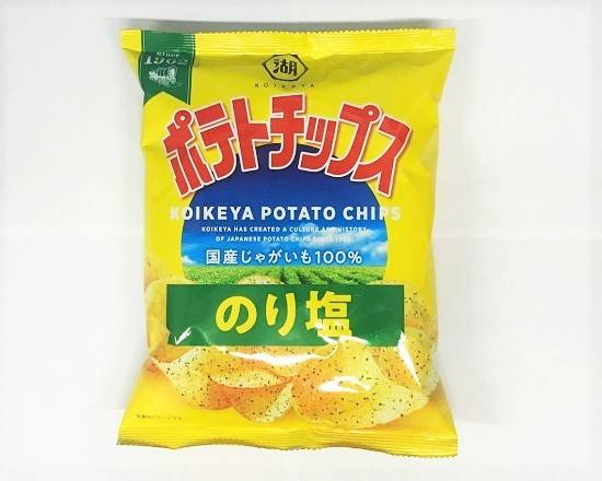 32_湖池屋ポテトチップスのり塩（60g）．