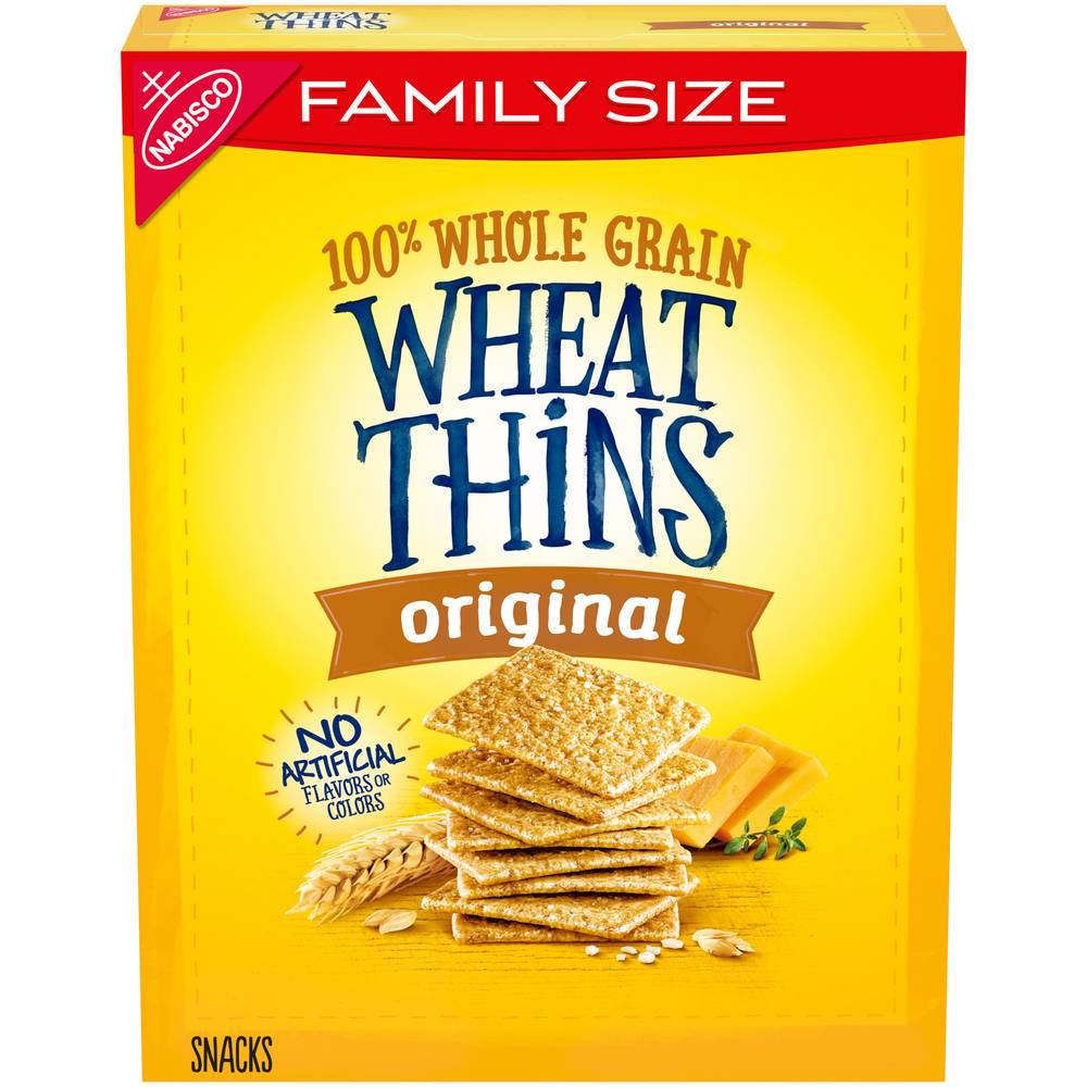 Wheat Thins 100% Whole Grain Original Snacks (14 oz)