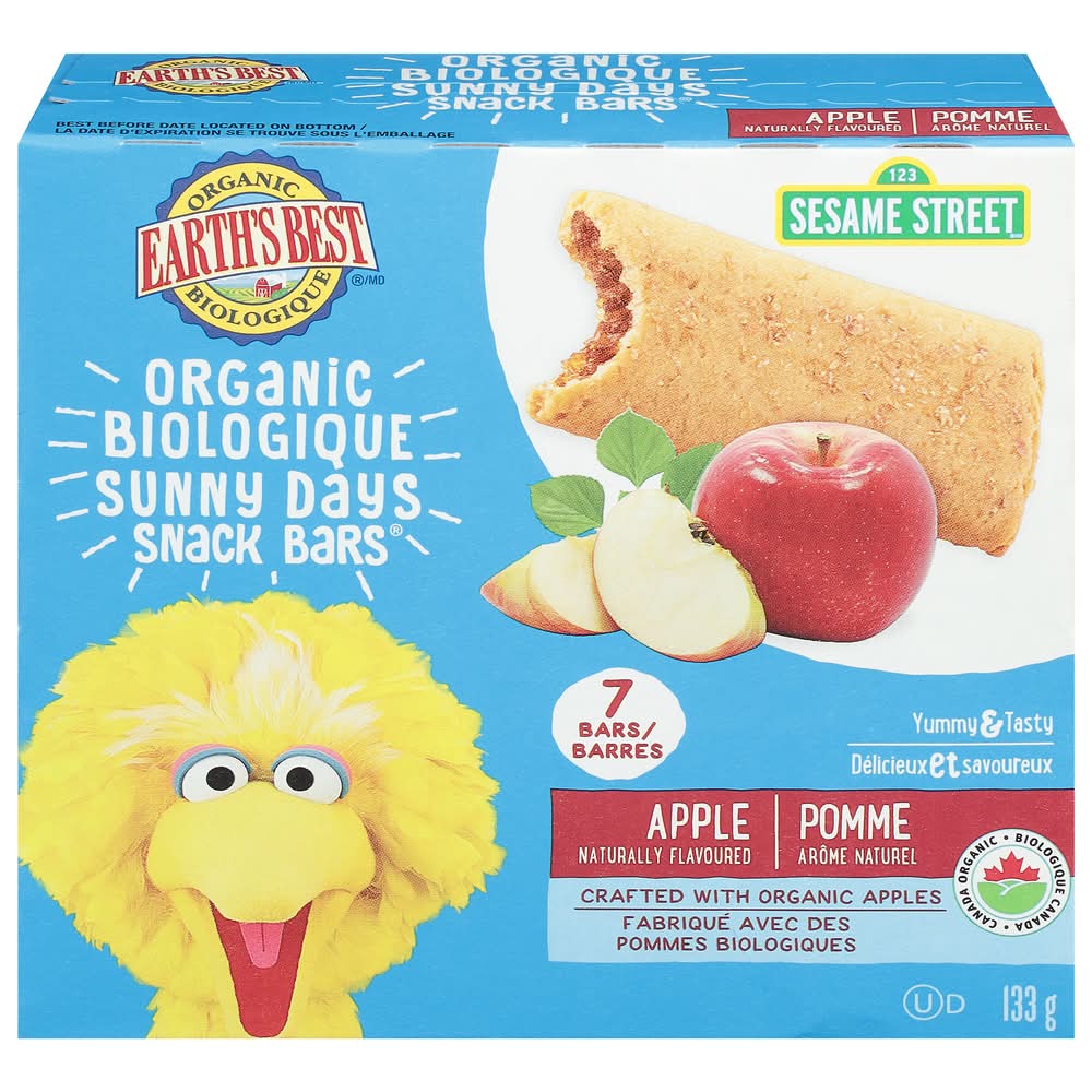 Earth's Best Sunny Days Organic Apple Snack Bars (4.7 oz)