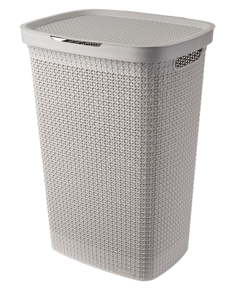 Ezy Storage Decorative Hamper-Light Grey