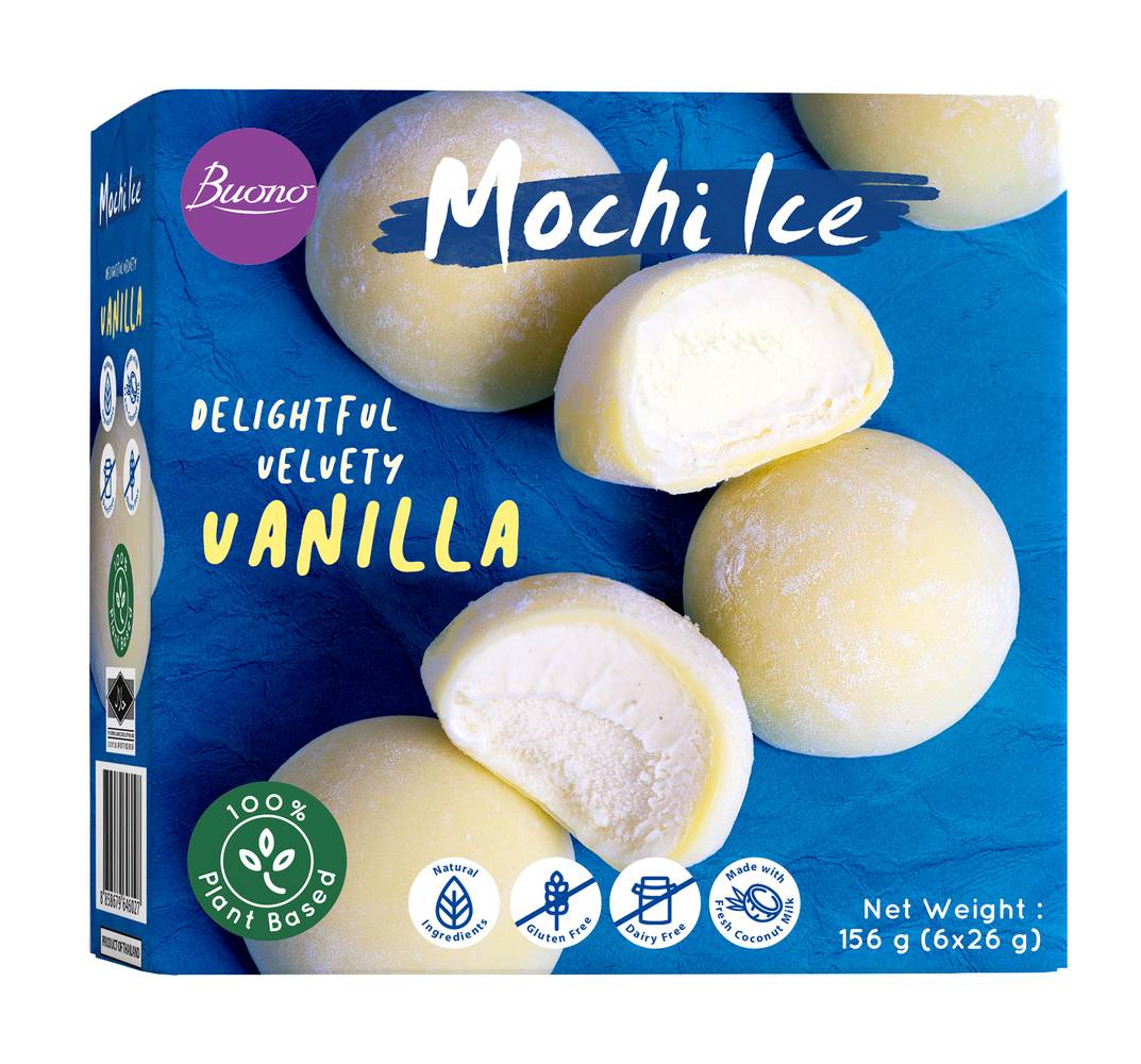 Buono Mochi Ice, Vanilla (156g)
