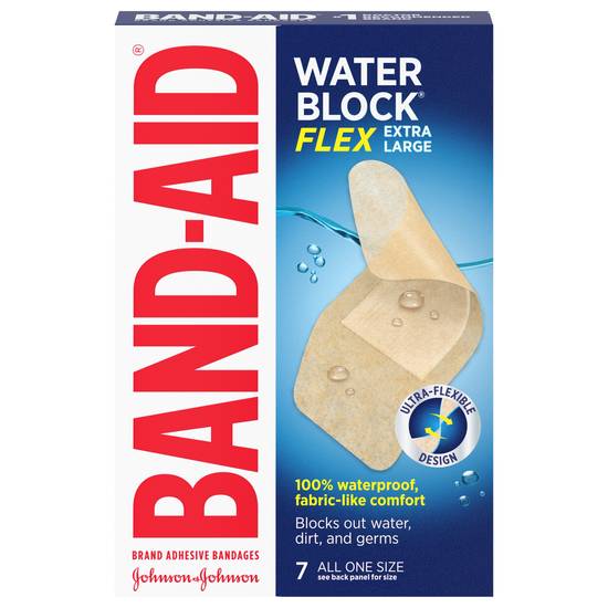 Johnson & Johnson Band-Aid Water Block Adhesive Bandages (7 ct)