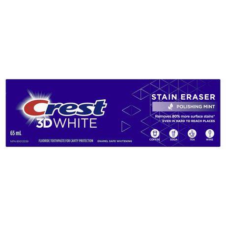 Crest 3d White Stain Eraser Polishing Mint Toothpaste (65 ml)