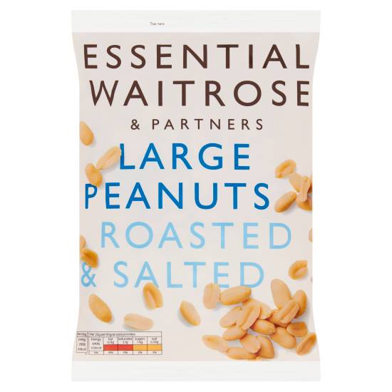 Waitrose Essential Roasted & Salted Large Peanuts
