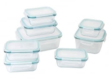 Set 8 Herméticos de Vidrio