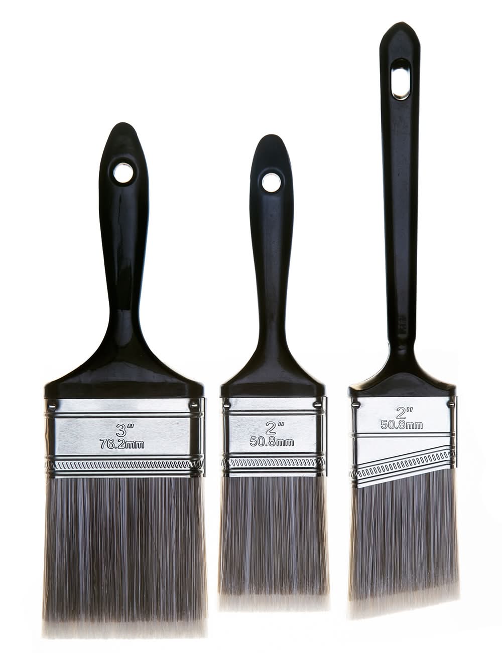Project Source Multiple Sizes Assorted Multipurpose Brush 3 -Pack