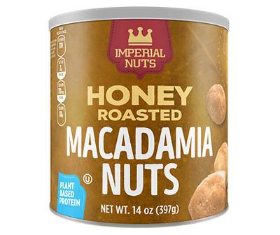 Honey Roasted Macadamia Nuts, 14 Oz.