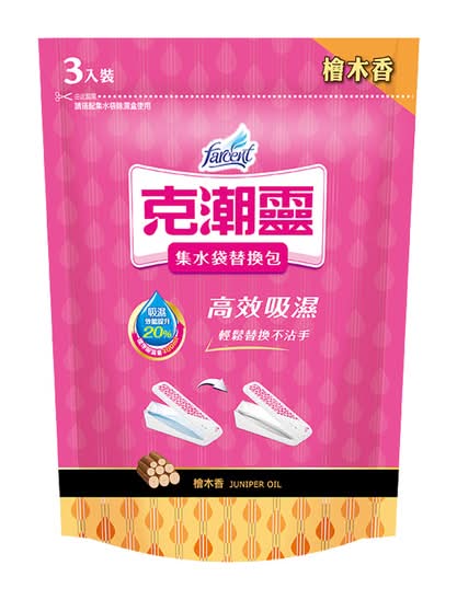 克潮靈集水袋補充包-檜木香-180gx3 <180g克 x 3 x 1Bag袋>
