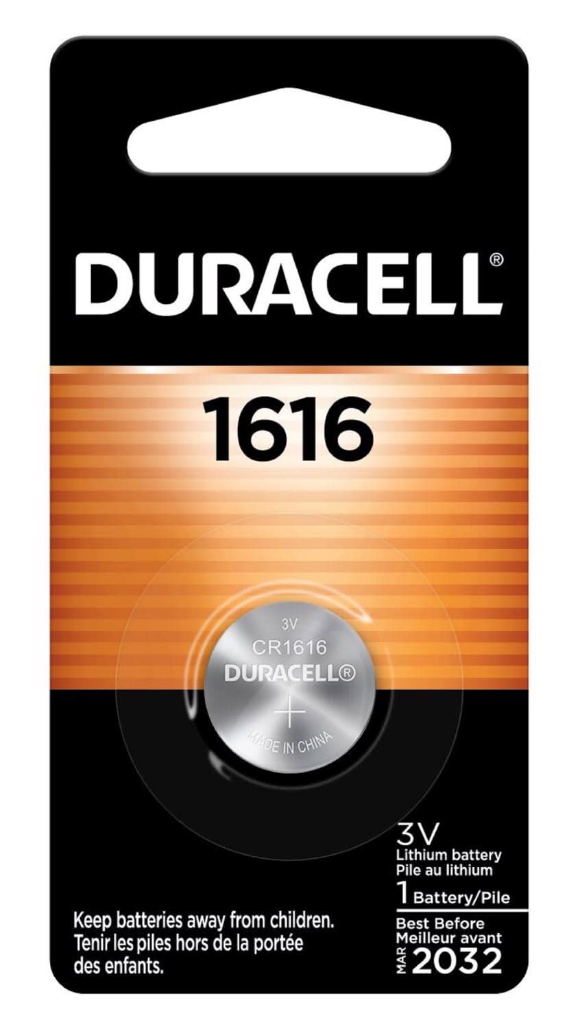 Duracell Lithium Coin 1616 3 V 50 Mah Medical Battery 1 Pk