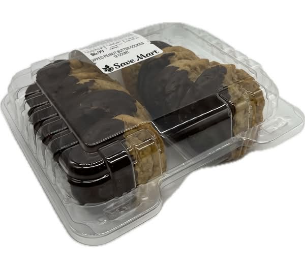 Dipped Peanut Butter Cookies, 12 Count