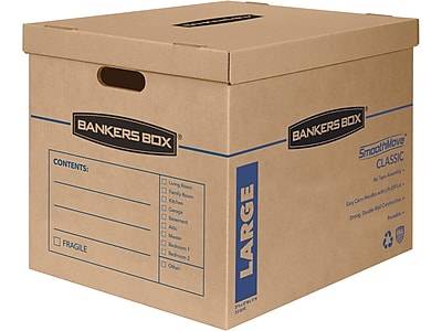 Bankers Box Smoothmove Classic Moving Boxes (large/kraft-blue)