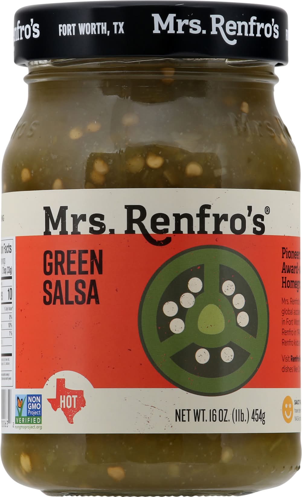 Mrs. Renfro's Hot Green Salsa (16 oz)