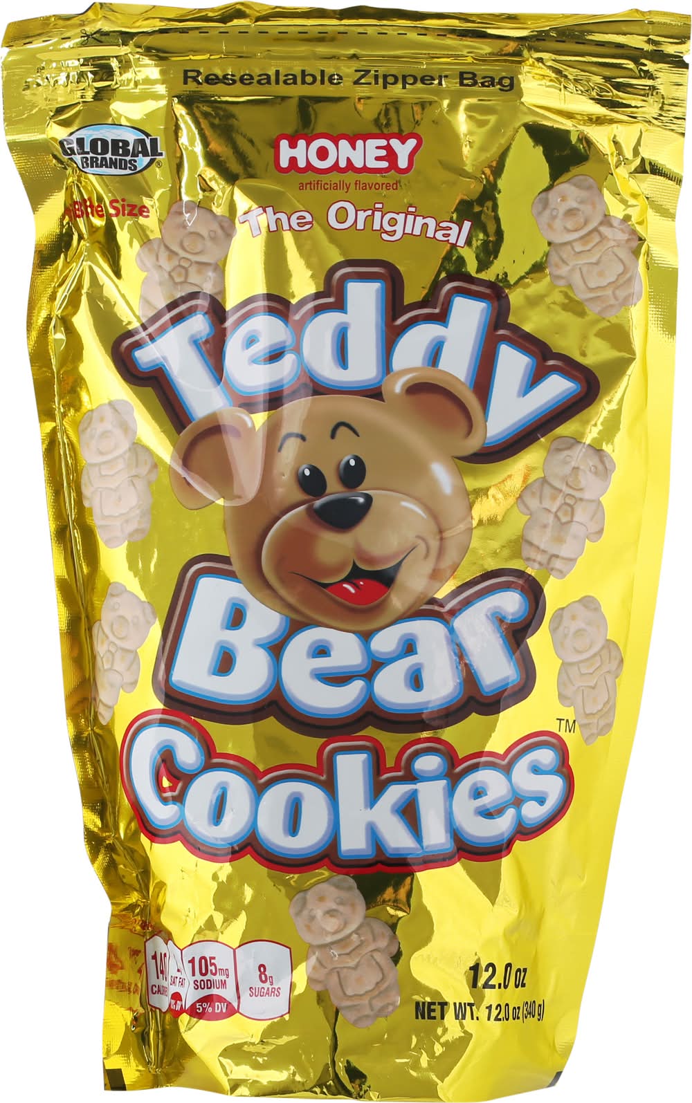 Global Brands Honey Teddy Bear Cookies (12 oz)