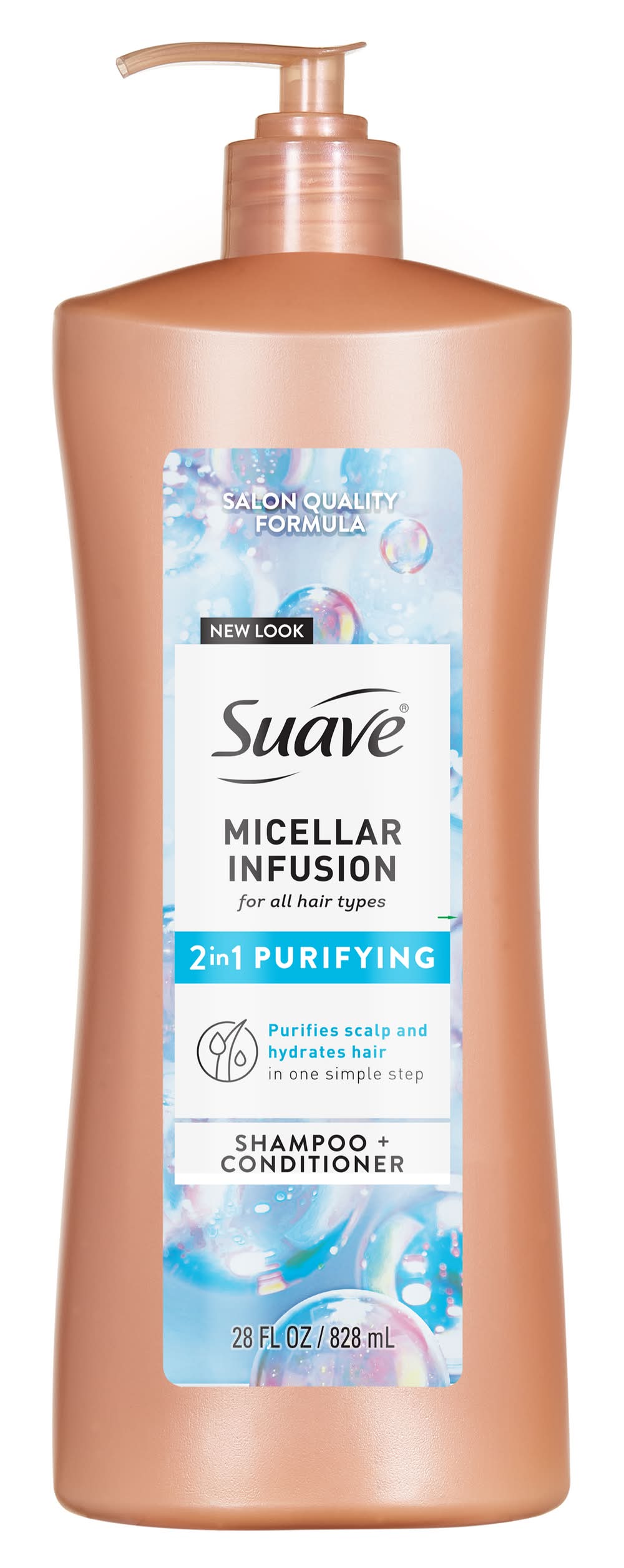 Suave Micellar Infusion 2-in-1 Shampoo & Conditioner (28 fl oz)