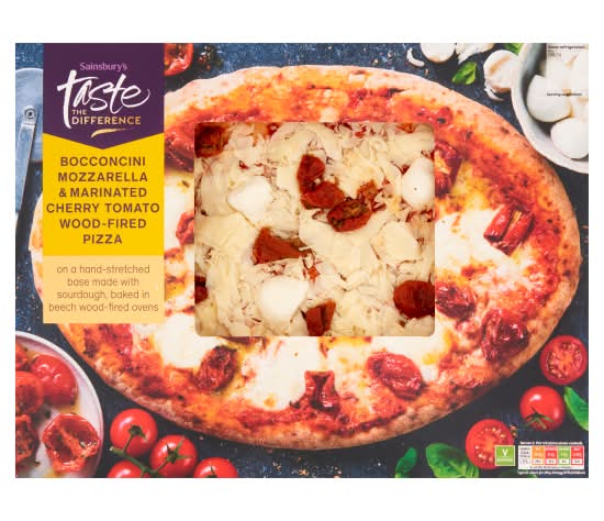 Sainsbury's Taste the Difference Mozzarella & Cherry Tomato Pizza (484g)