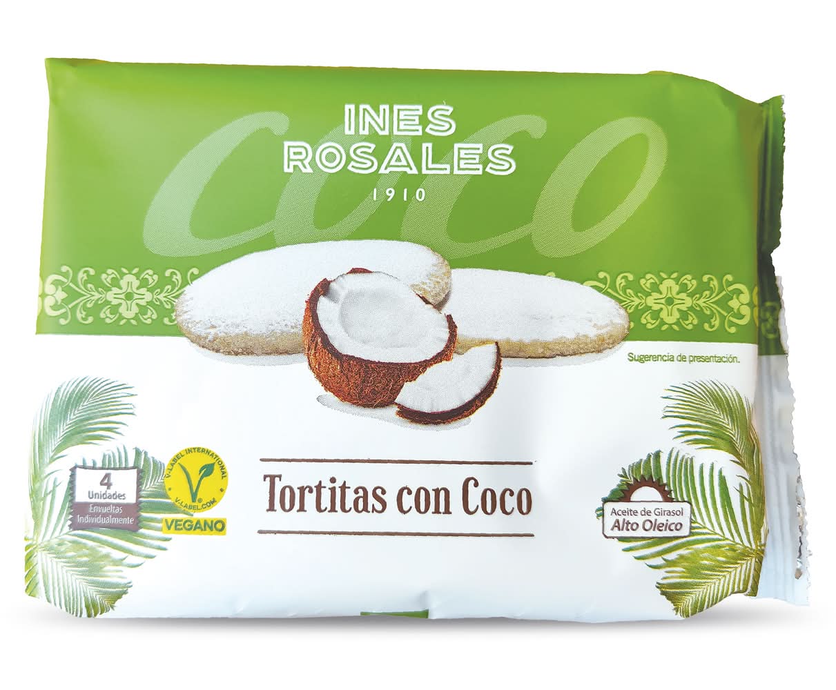 Tortitas Con Coco Inés Rosales Bolsa 120 G